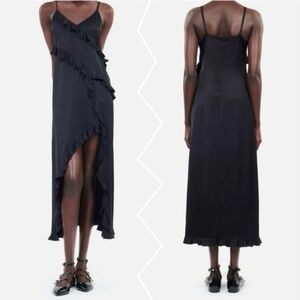 THE KOOPLES NWT French Luxury Ruffled
Asymmetric High Low Dress